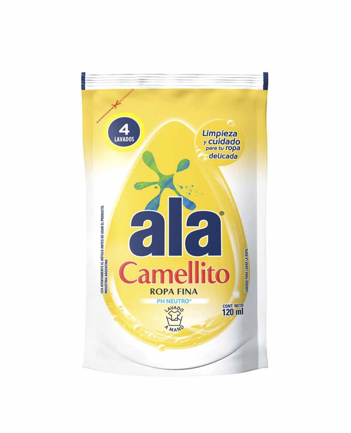Suavizante Ala Camellito Ropa Fina x 120 Ml